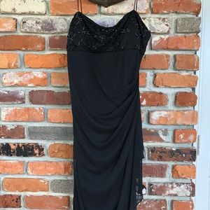 Beaded Black Dress